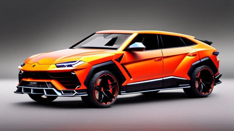 Luxury Lamborghini Urus Fast And Furious Tuning , Photorealistic, 4K, Ultra Detailed, Front Quarter View