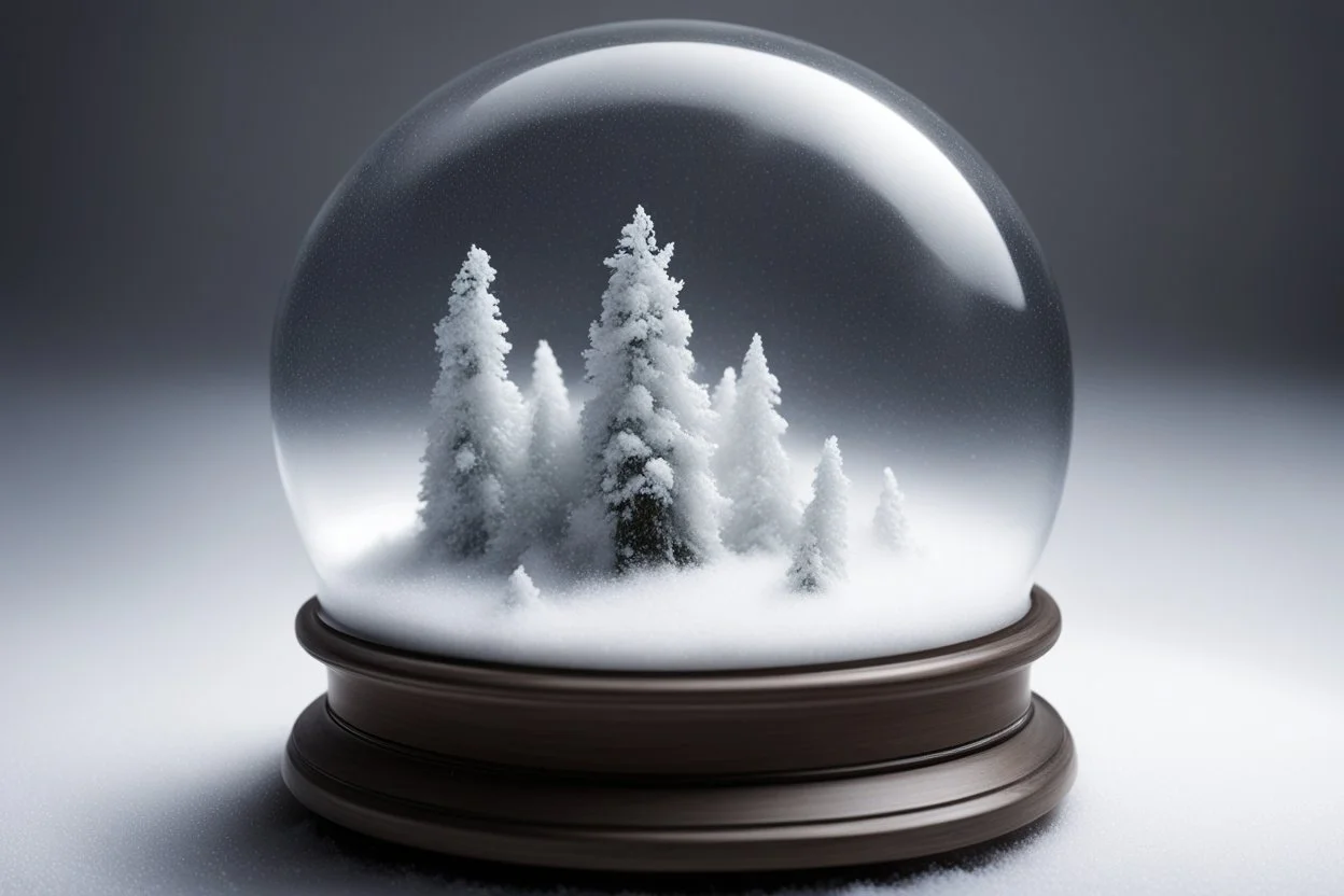 снежный шар, а внутри ось мира