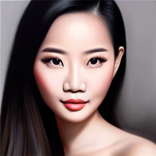 Ultra detailed fullbody Portrait in oil on canvas of busty Triệu Thị Trinh,extremely detailed digital painting,ultrarealistic skin,intense stare, extremely detailed face, crystal clear eyes, mystical colors ,perfectly centered image, perfect composition, rim light, beautiful lighting,masterpiece ,8k, stunning scene, raytracing, anatomically correct, in the style of Simon Bisley and Ohrai Noriyoshi and robert e howard and Steve Jung and Wizyakuza and uncannyknack.