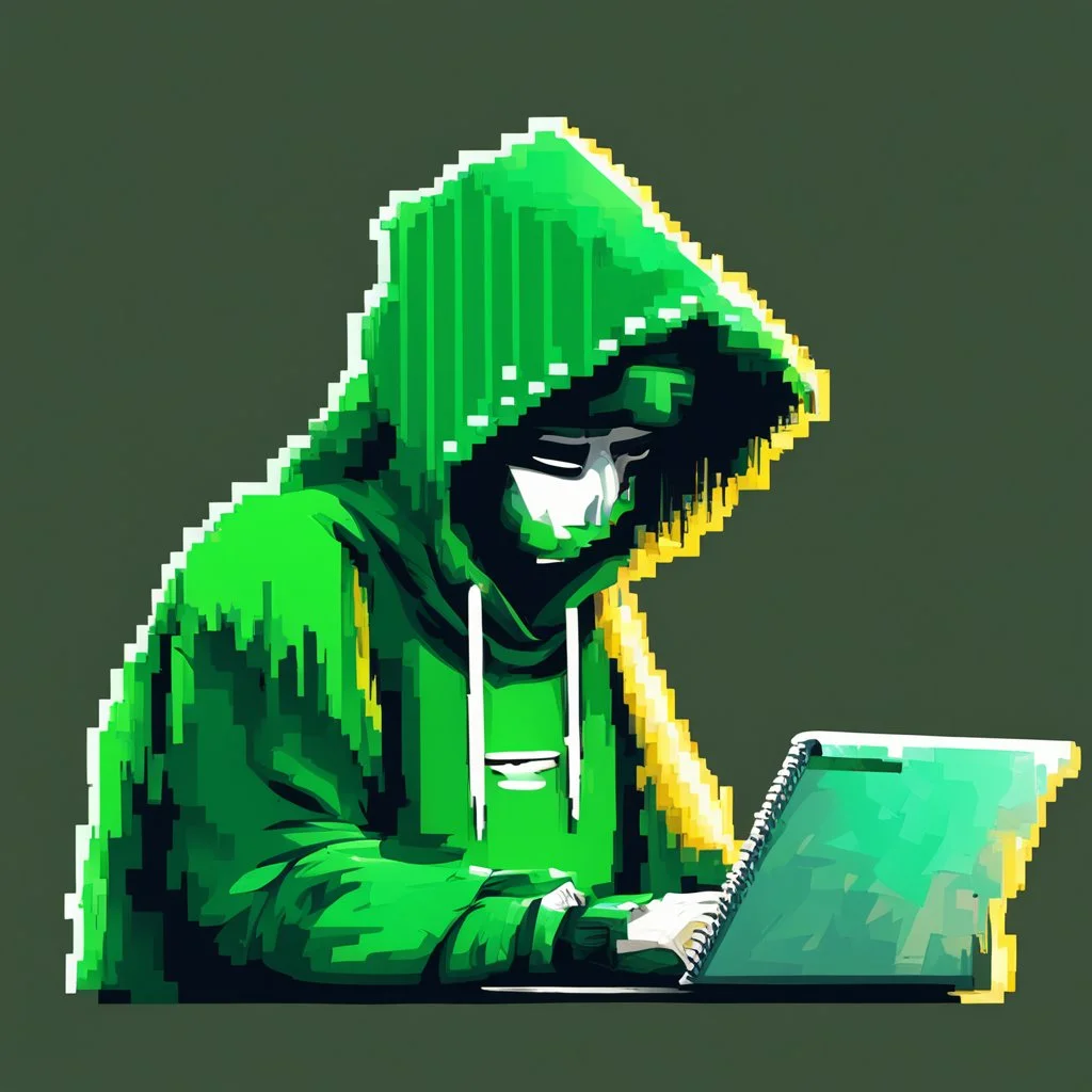 minimalistic, art, green, anonymous mask, no face