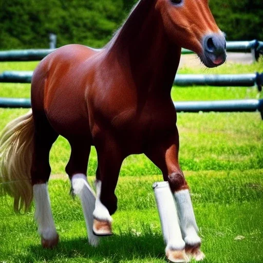 horse kick cute spacial