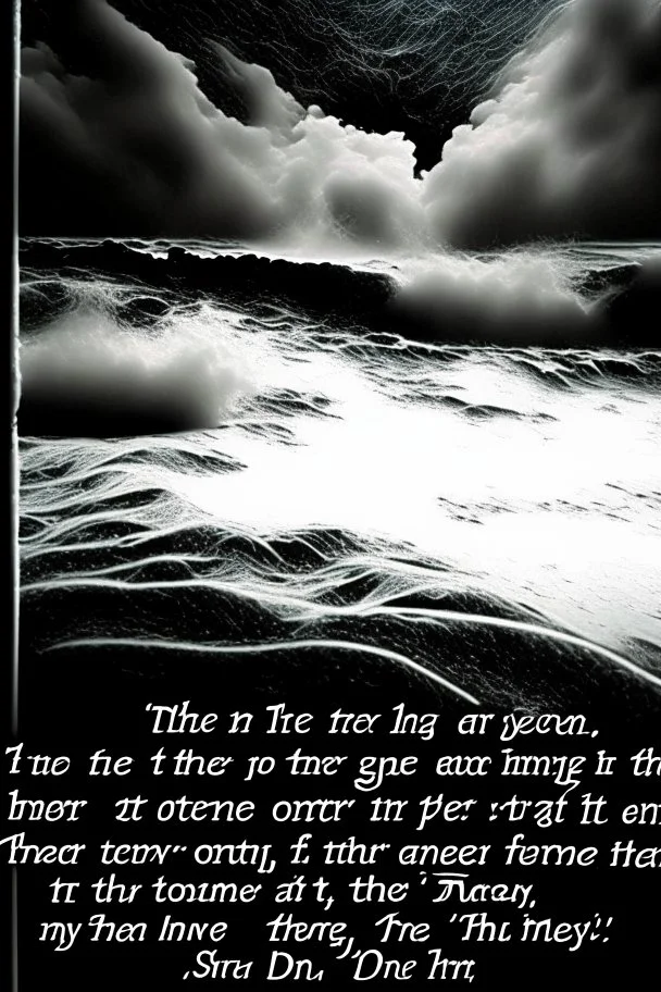 In a place where no one ever came close to dreaming about... a place from a foaming brain, there is a tiny ripple of truth that duplicates sanity to reality... existence of self-pity and triumph! This is a long gone dream in which only lost souls find mercy from a god of an insane creation! Blowing cold winds that come from an uneven breathing pattern warm the frigid core of the sun! Rotting brain from inside the brittle bone of an old branch impatiently waiting to outgrow the sky… You are lost