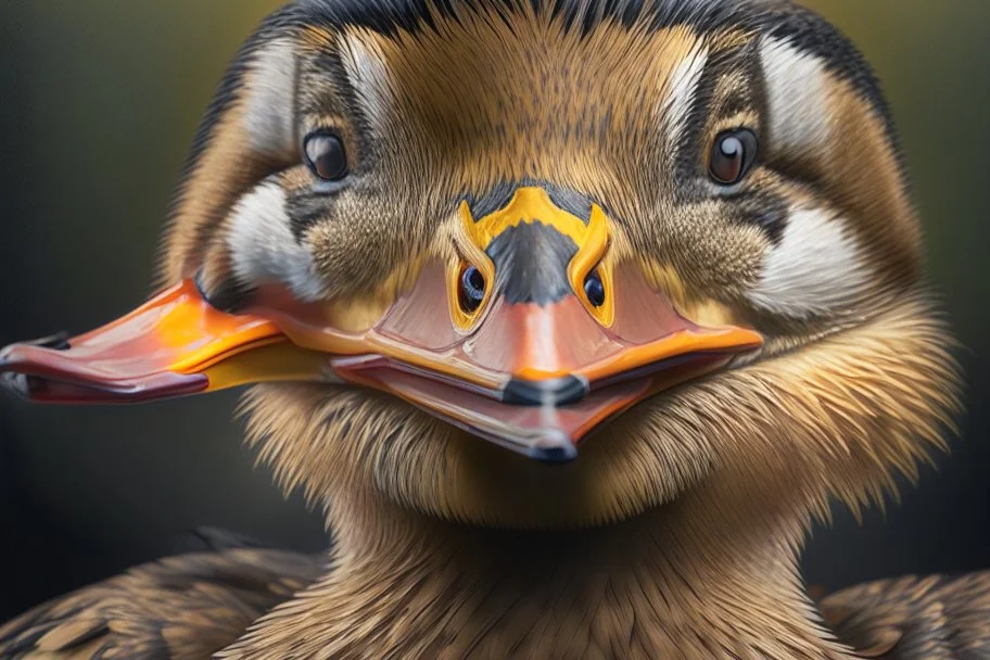 duck portrait, perfect composition, hyperrealistic, super detailed, 8k, high quality, trending on artstation, studio photo, highly detailed, wide borders