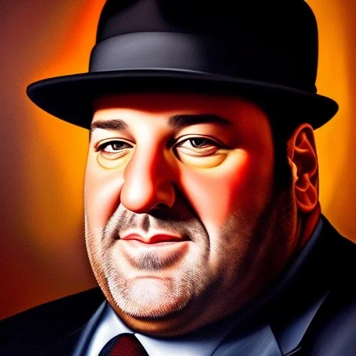 Ultra detailed fullbody Portrait in oil on canvas of James Gandolfini ,extremely detailed digital painting,ultrarealistic skin,intense stare, extremely detailed face, crystal clear eyes, mystical colors ,perfectly centered image, perfect composition, rim light, beautiful lighting,masterpiece ,8k, stunning scene, raytracing, anatomically correct, in the style of Simon Bisley and Ohrai Noriyoshi and robert e howard and Steve Jung and Wizyakuza and uncannyknack.