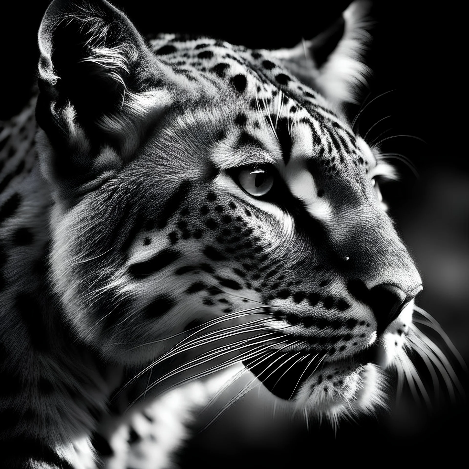 black and white photos of animals