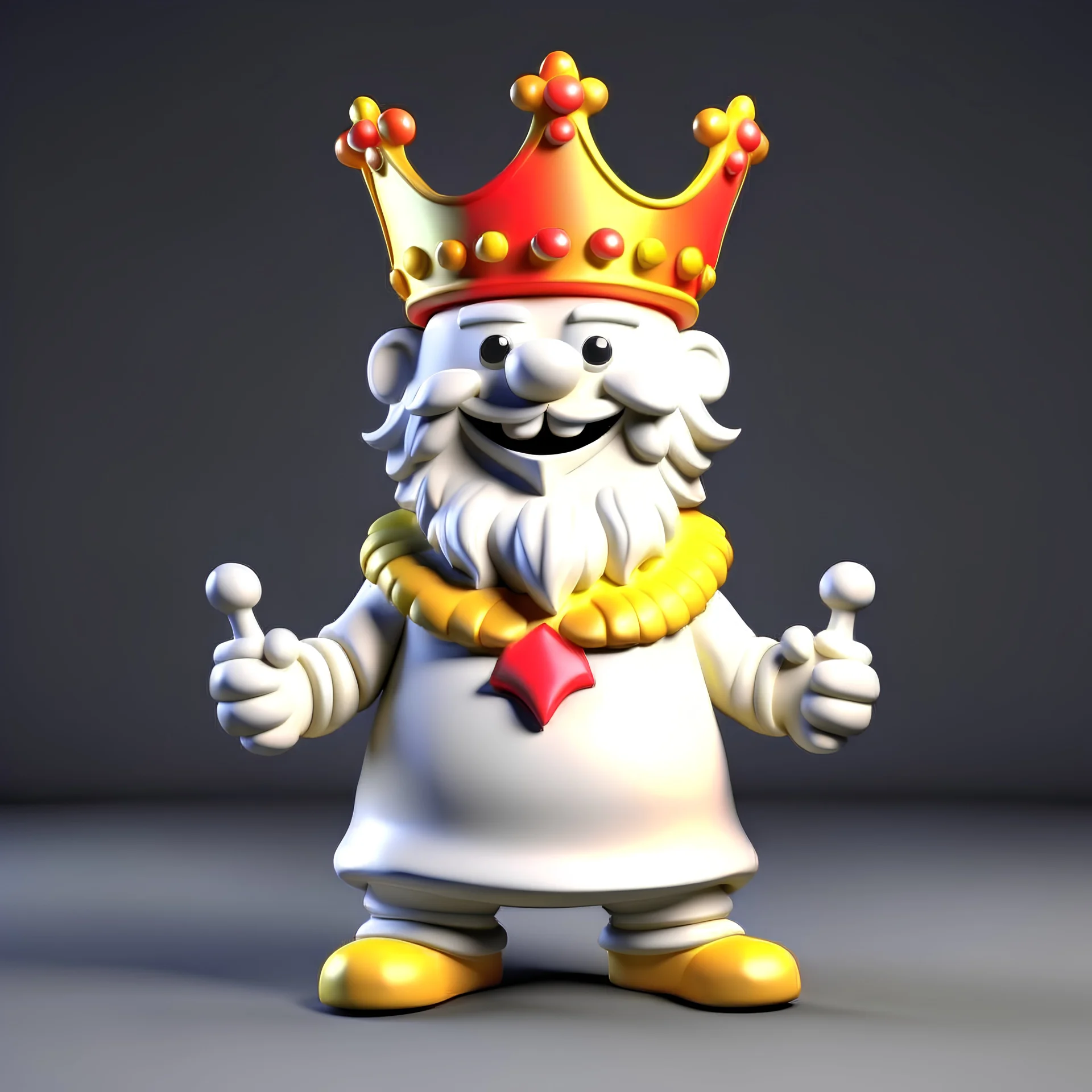 King cheerful 3D