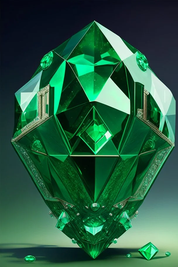 non-euclidian geometry giant emerald jewels house