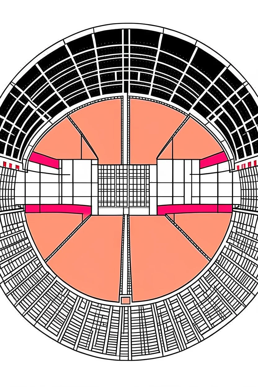 Elliptical theater scheme