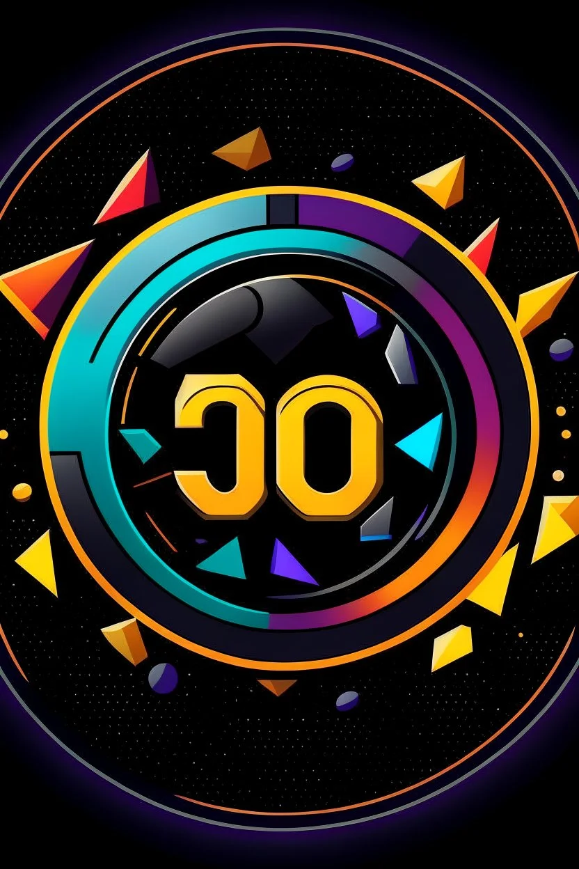 a stylized eclipse surrounded by jagged, metallic shapes make it a 90s badge