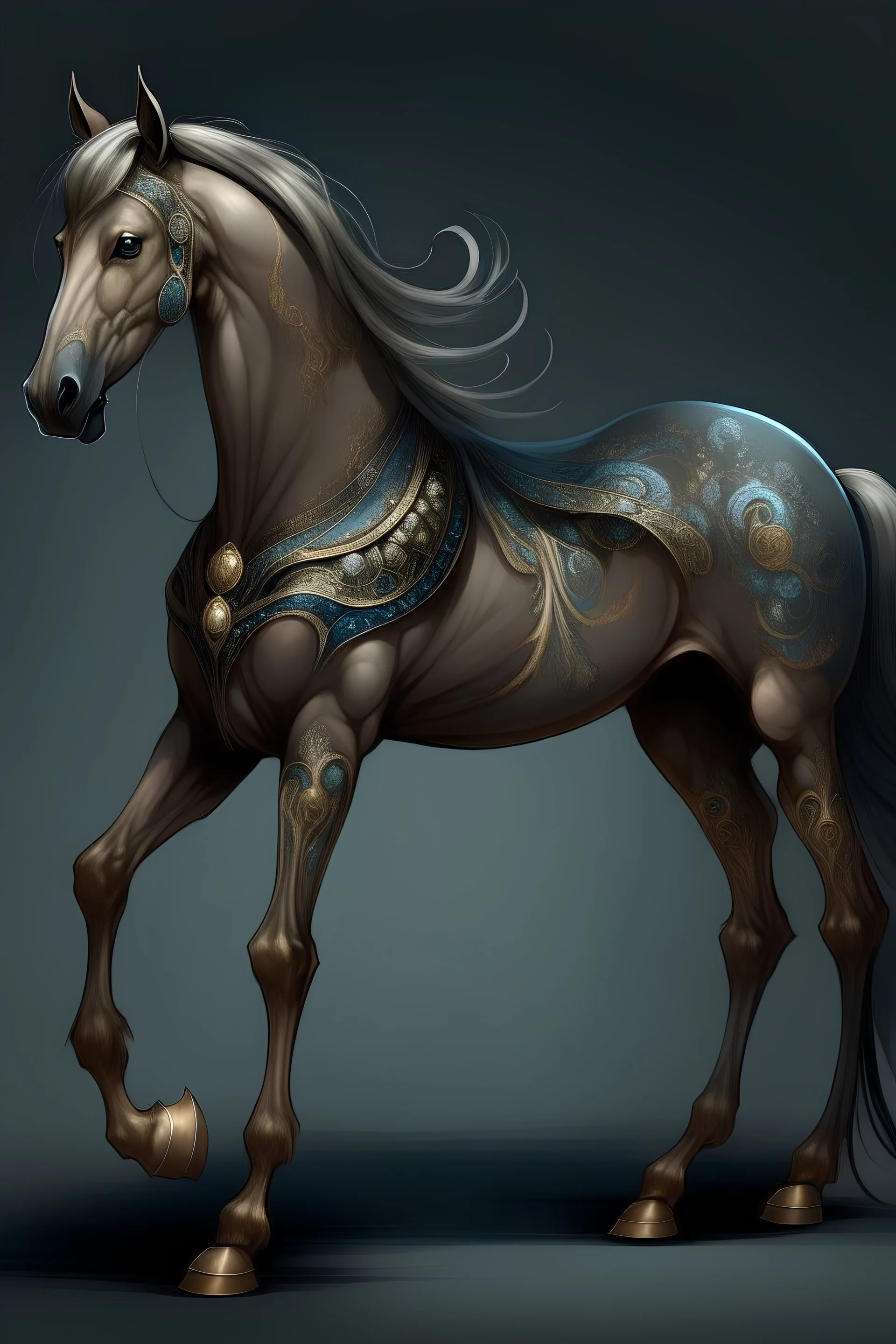 حصان مستوحاه من الخيال