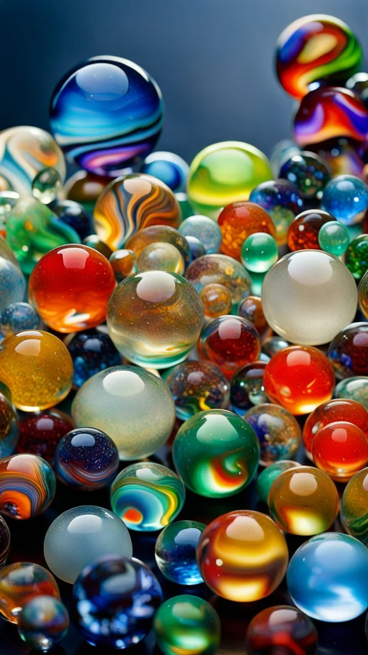 many stunning glass marbles, colorful, extremely detailed, realistic shapes, colorul, 90s nostalgia, stunning, shiny, ultra detailed, perfect photo