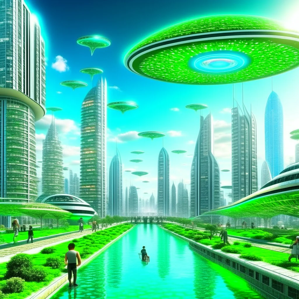 Technology of the future Show the world how it will be in the future