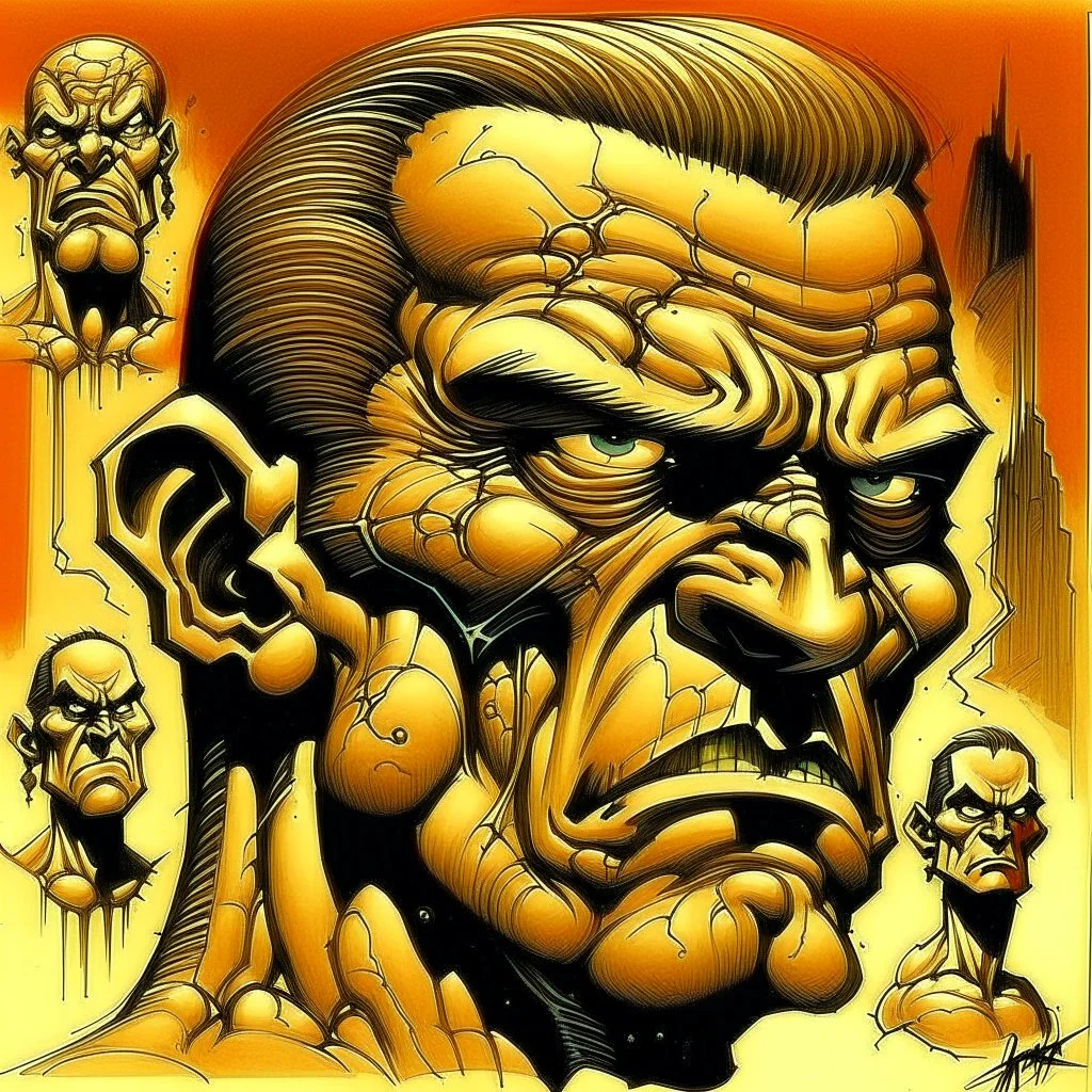 face muscles Chris Samnee