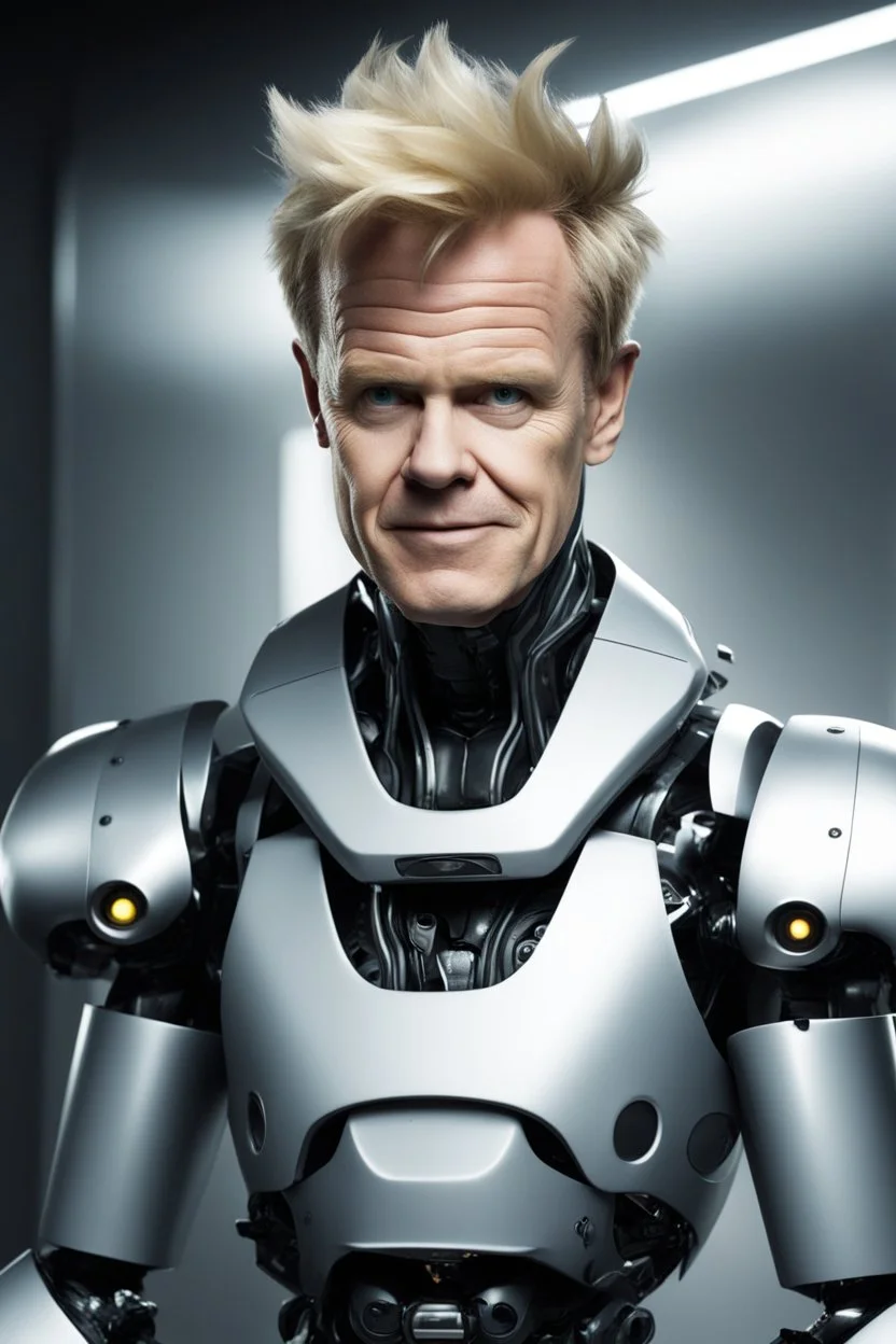 Gordon Ramsey as a robot alien