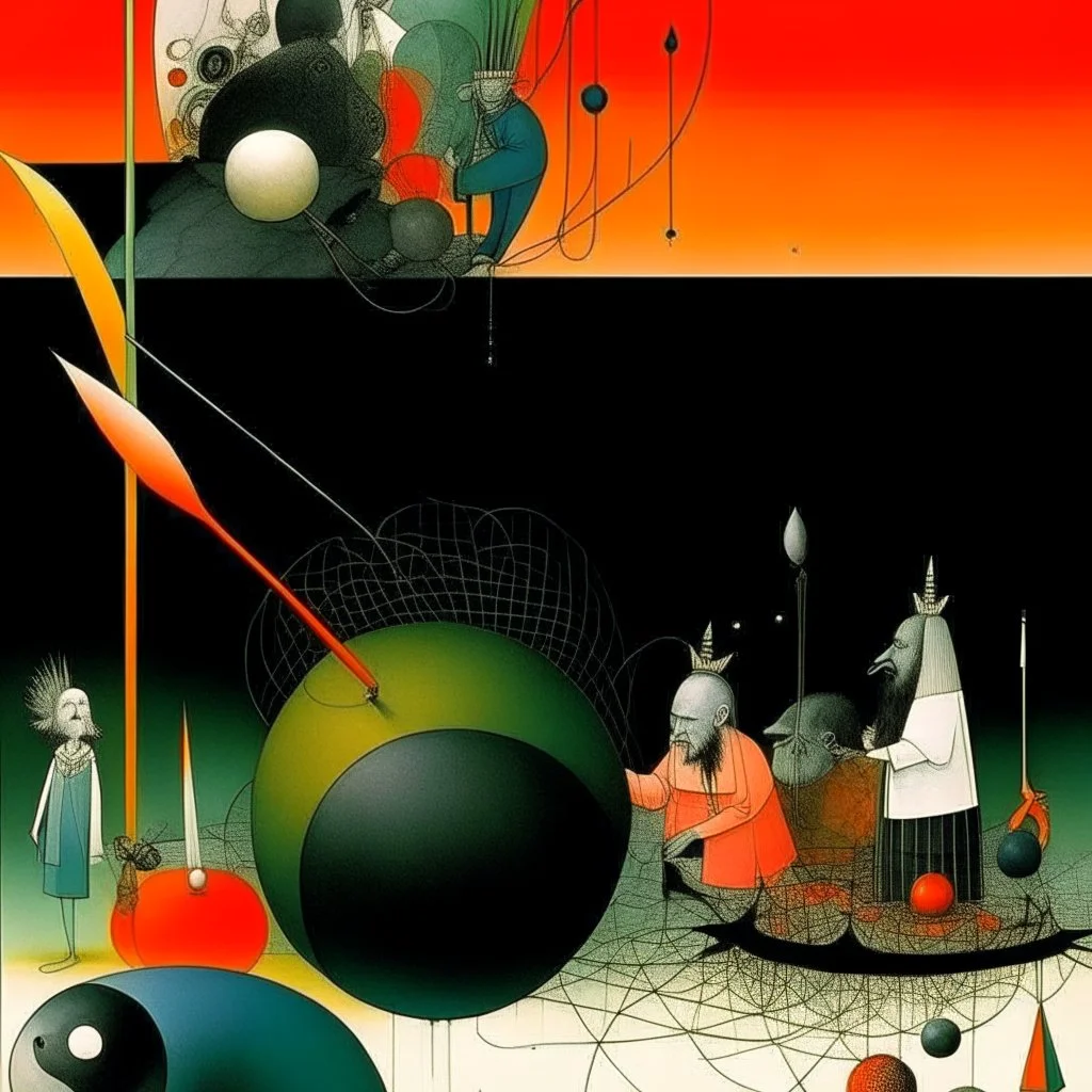 Global warming graph schema, abstract surrealism,symbolism by Graham Sutherland and Arthur Secunda, The curse of adverse suggestion, by Victor Pasmore and Tracey Adams, mind-bending illustration hiper detailed alusive and explicite