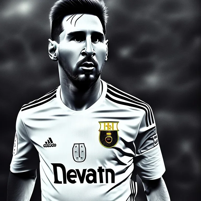 portrait of lionel messi