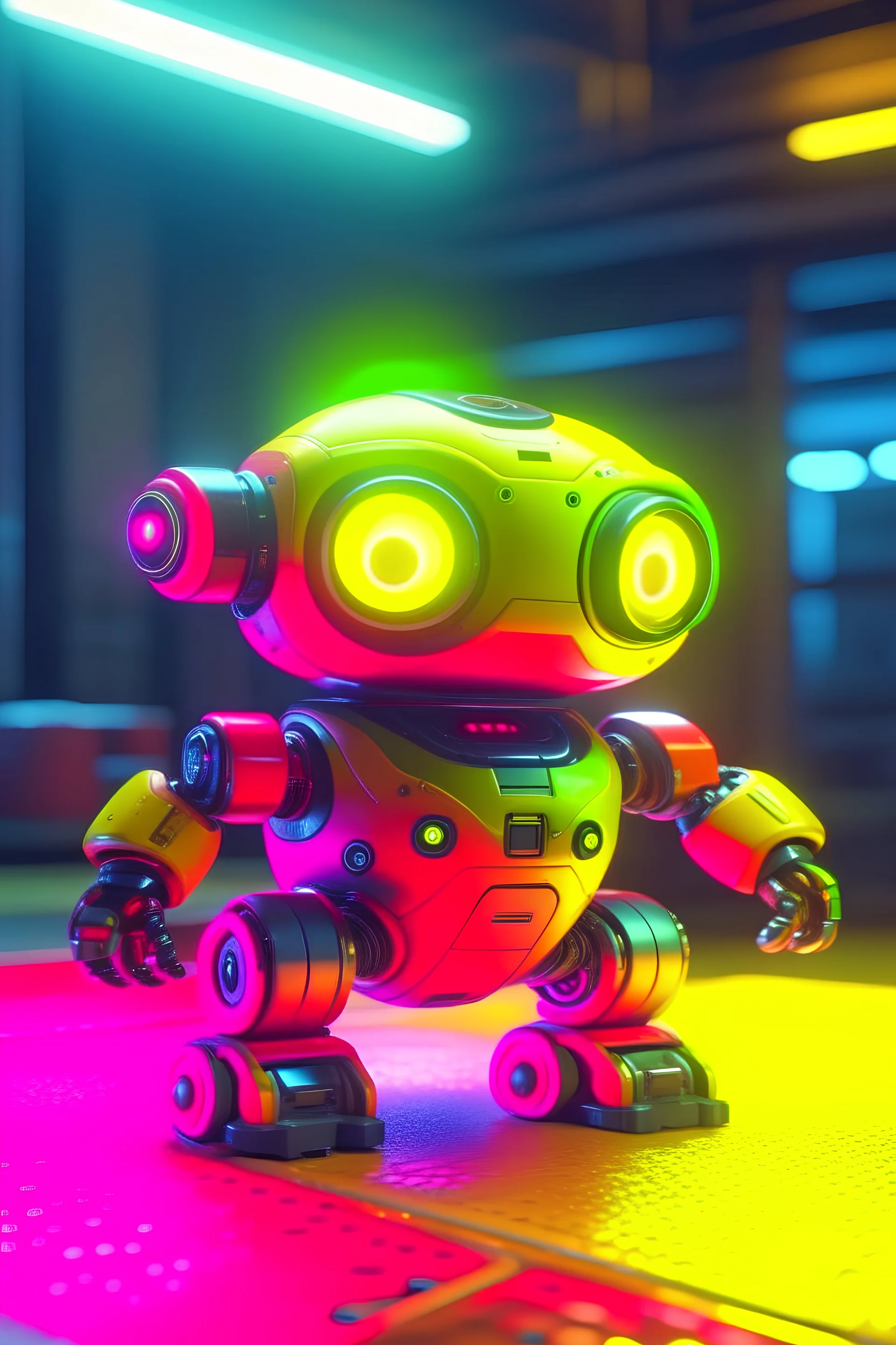 A robot pokemon, 4k photo, cinematic colors