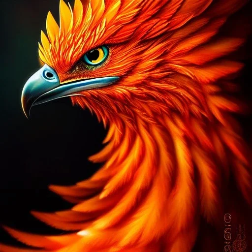 ultra detailed fullbody portrait of The Phoenix , extremely detailed digital painting, intrincate, extremely detailed face,crystal clear Big eyes, in the style of Kaare Andrews, mystical colors , perfectly centered image, perfect composition, rim light, beautiful lighting, 8k, stunning scene, raytracing