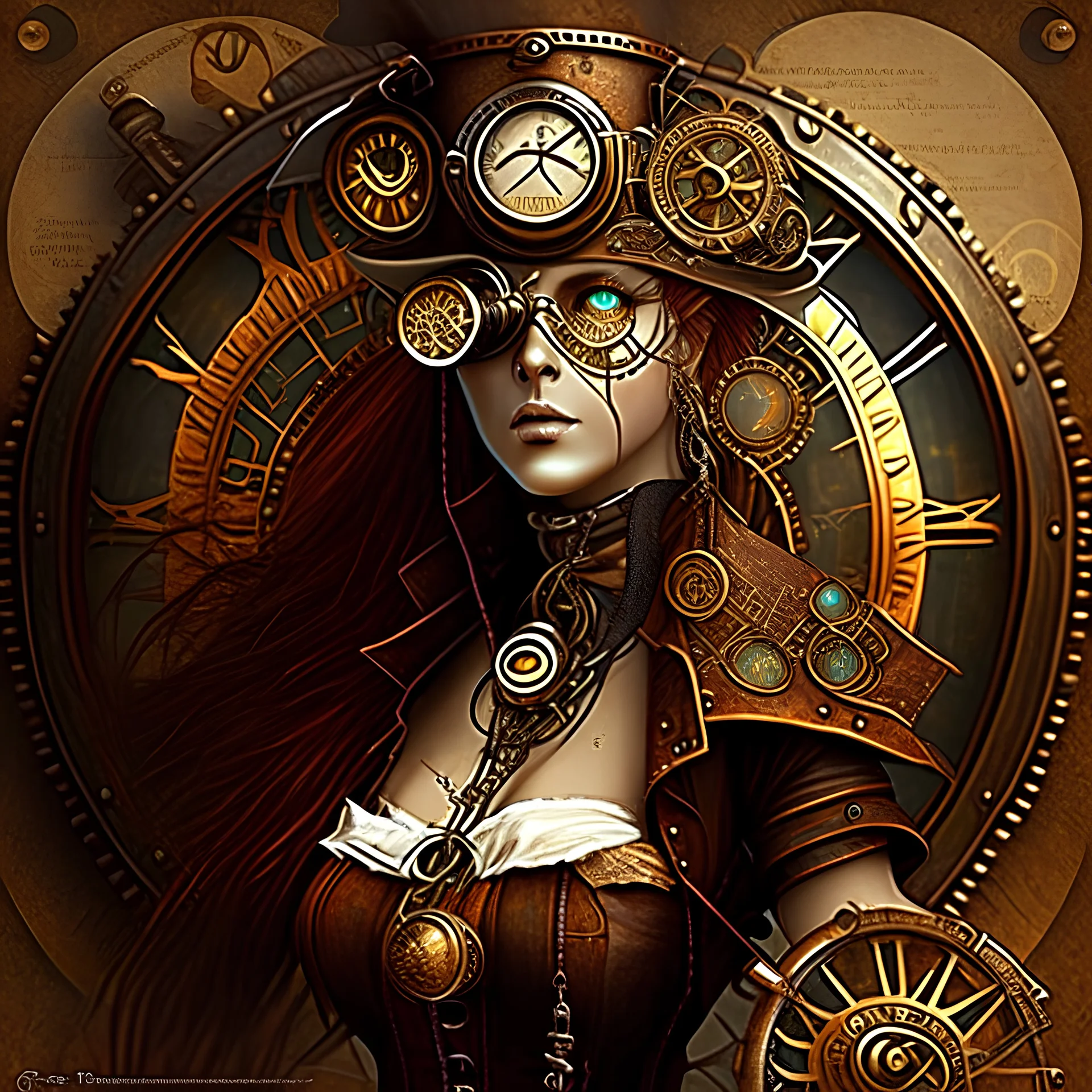 saggitarius steampunk style