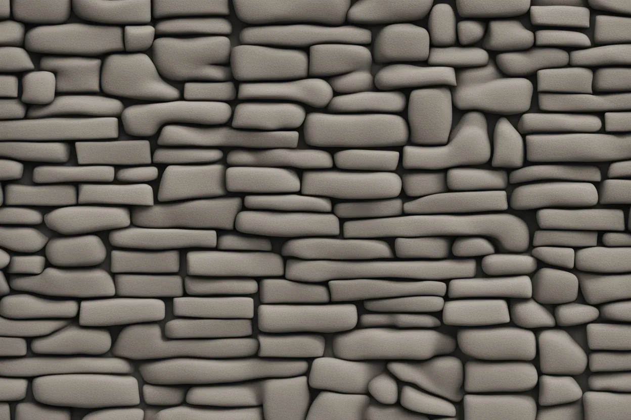 Modern stone wall