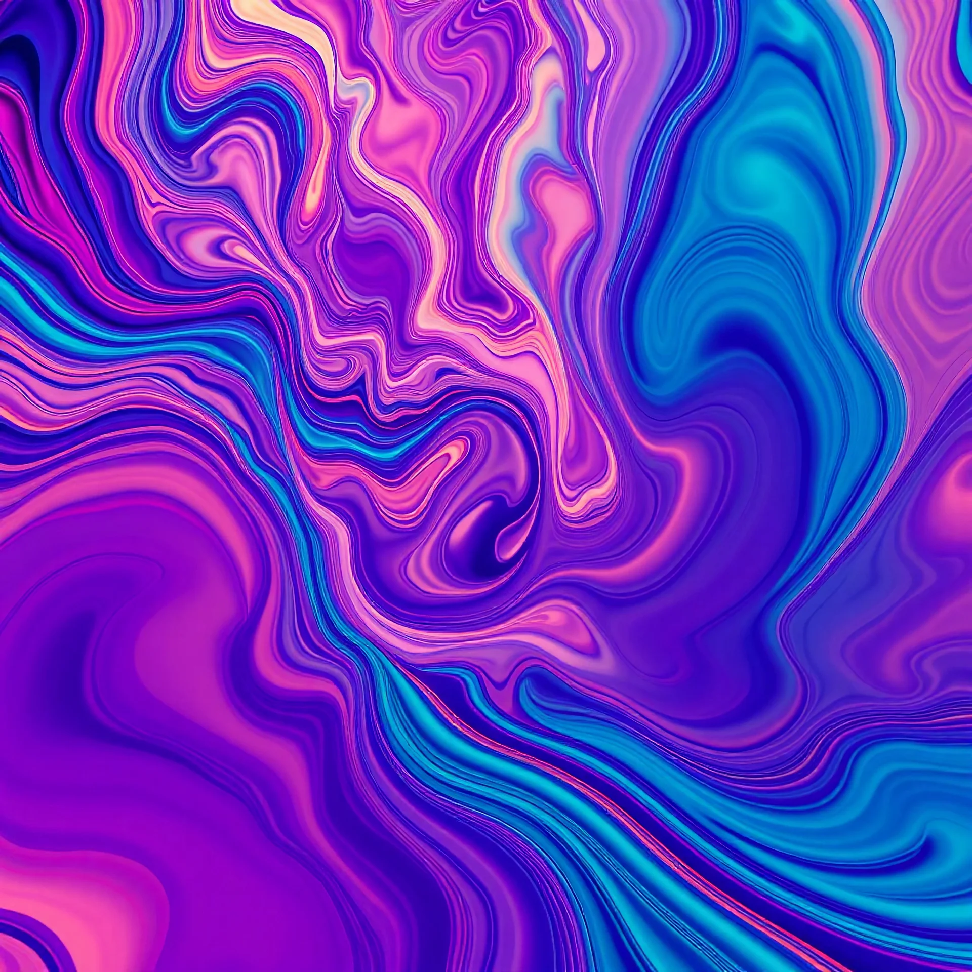 Psychedelic abstract flow, minimalist wallpaper