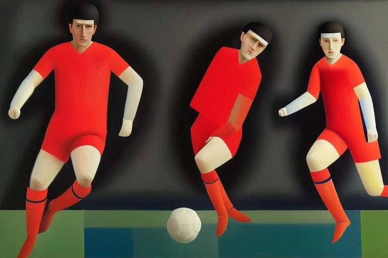 malevich painting of a soccer game