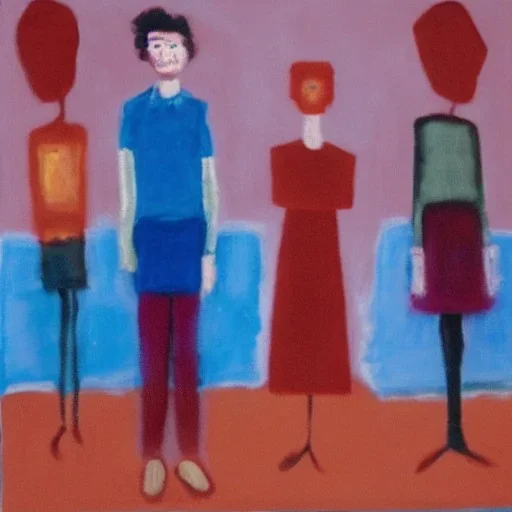 surreal university student in style of mark rothko