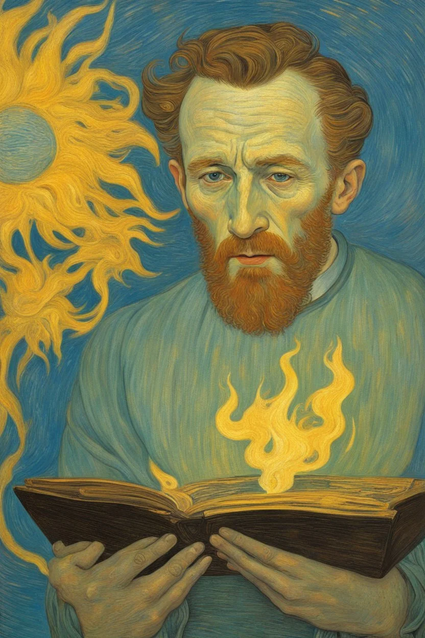 disappear like ice thrown into a roaring fire; Van Gogh; Klimt