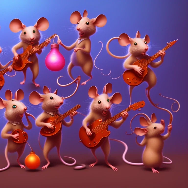 animated mice band