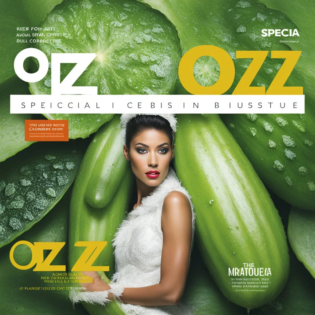 OZ magazine cover: special cucumber issue