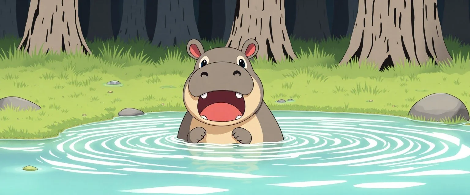 anime ghibli crazy cute small dog hippo kangaru