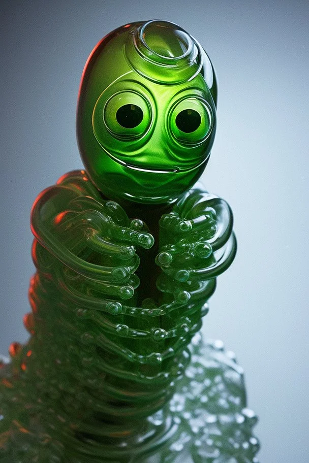 Glass monster, masterpeace, extremely sharp detail, finely tuned detail, ultra high definition 8 k