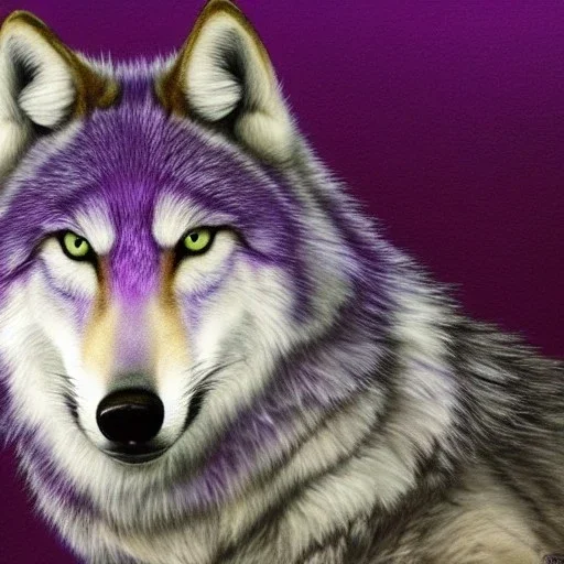 Purple wolf