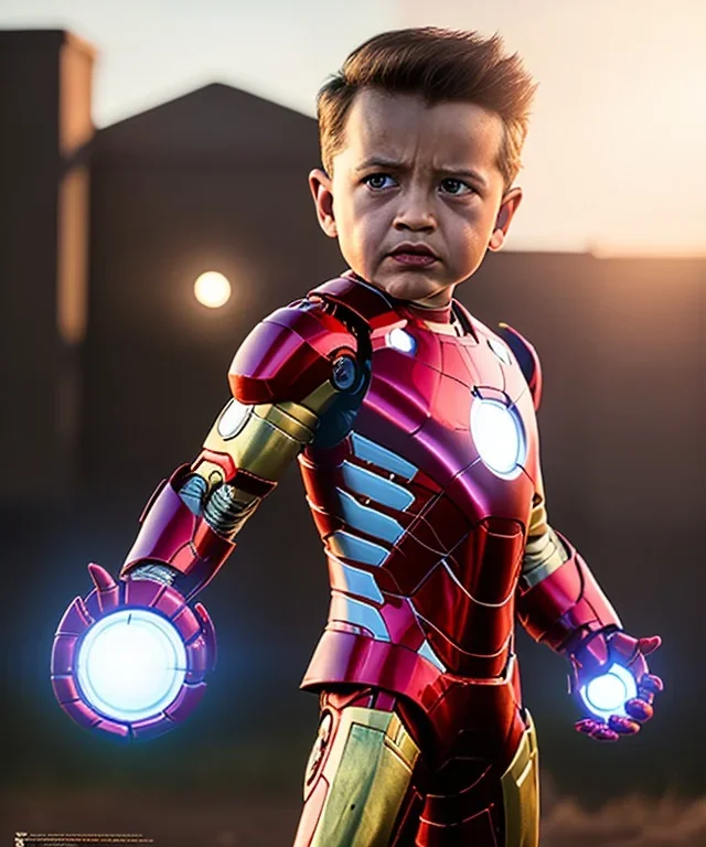 Jiron man toddler, full body, dramatic lighting, angry, hyper realistic