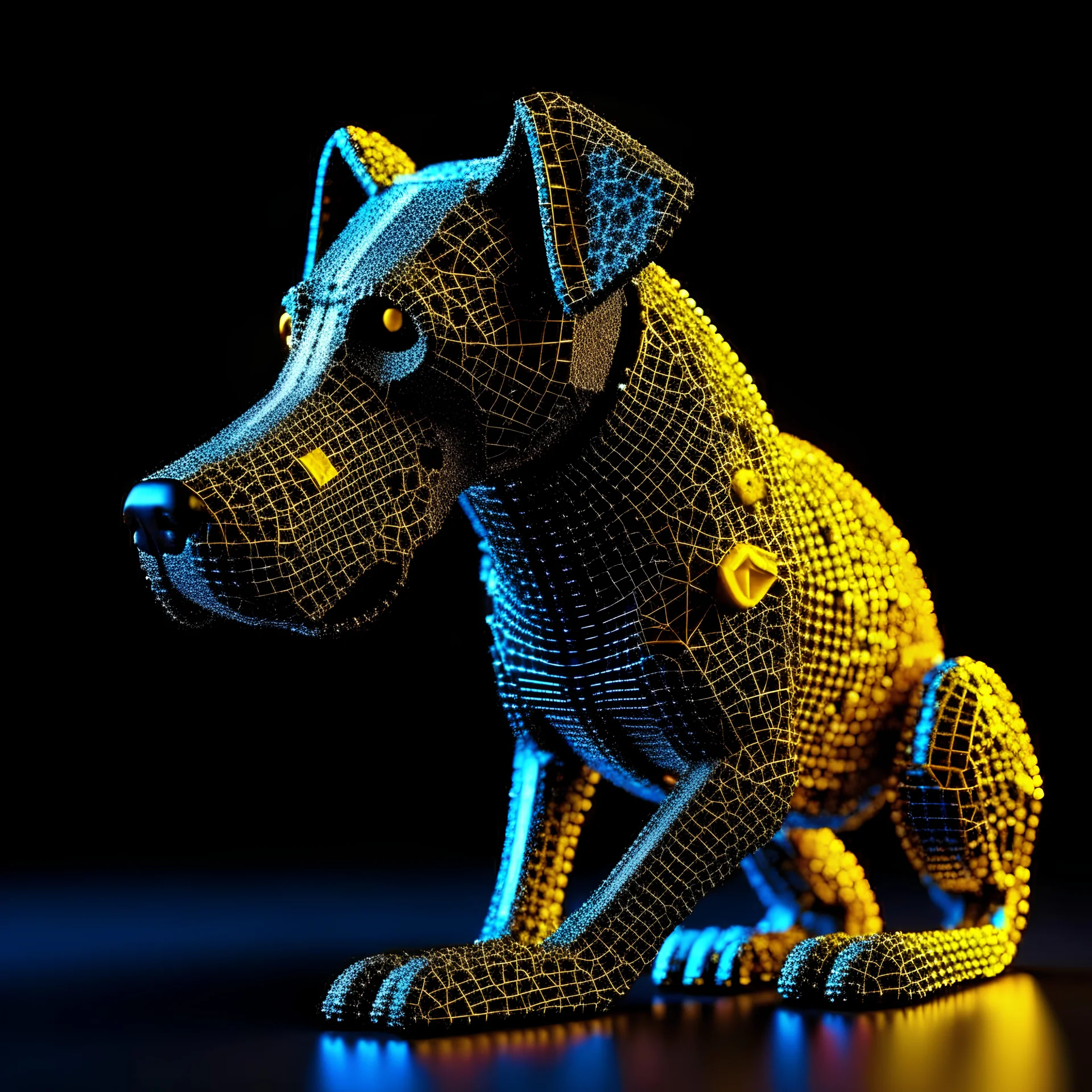 Dog cyber 3D