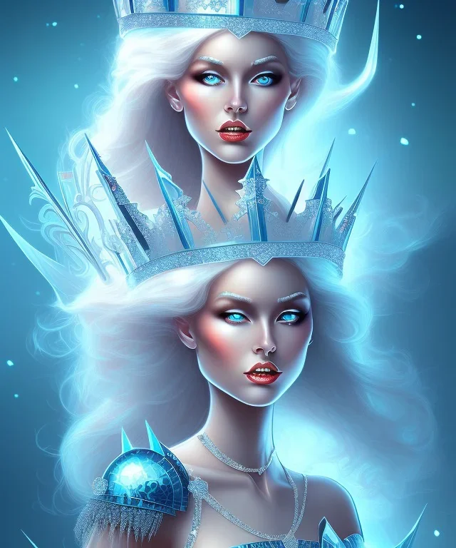 Ice crystal queen full image