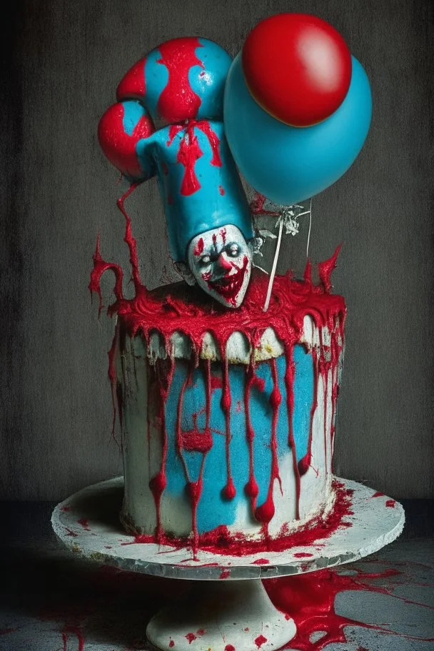 Amazon.com: Cakecery It Movie Pennywise Clown Ballon Edible Cake Image  Topper Personalized Birthday Cake Banner 1/4 Sheet : Grocery & Gourmet Food