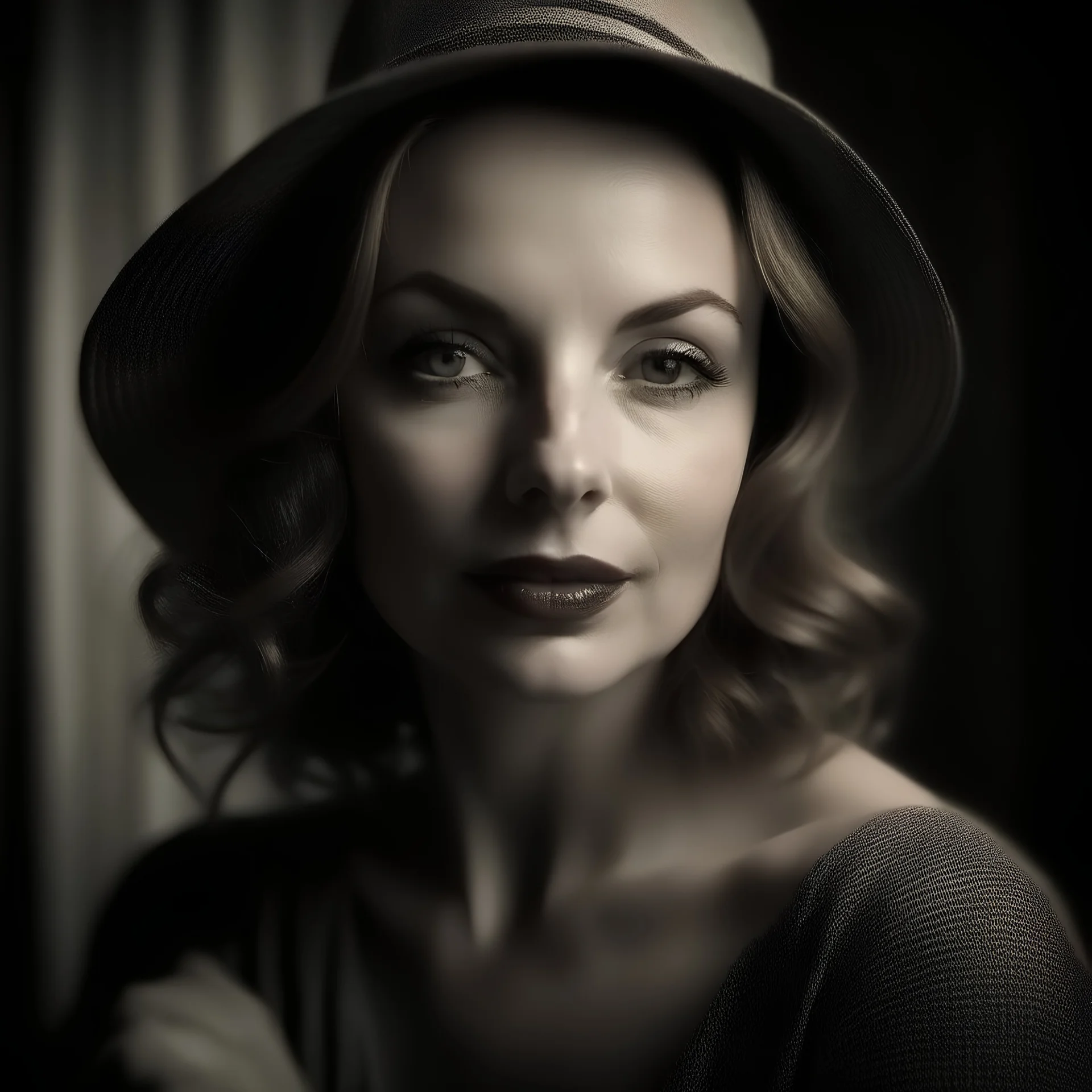 In the style of old hollywood portraits