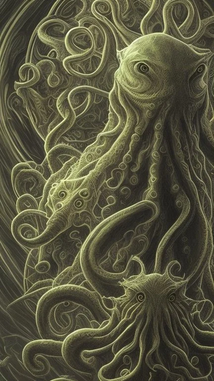 Le Grand Cthulhu s'élèvera de R'lyeh, Hastur l'Ineffable reviendra de l'étoile noire qui se trouve dans les Hyades près d'Aldébaran... Nyarlathotep mugira éternellement dans l'obscurité dont il a fait sa demeure, Shub-Niggurath pourra engendrer ses mille rejetons.
