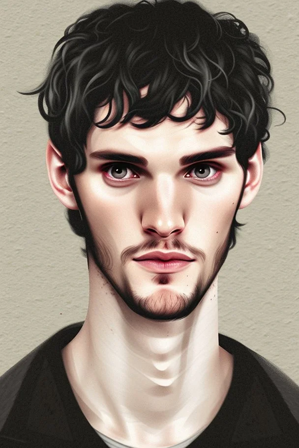 portrait of colin morgan as merlin