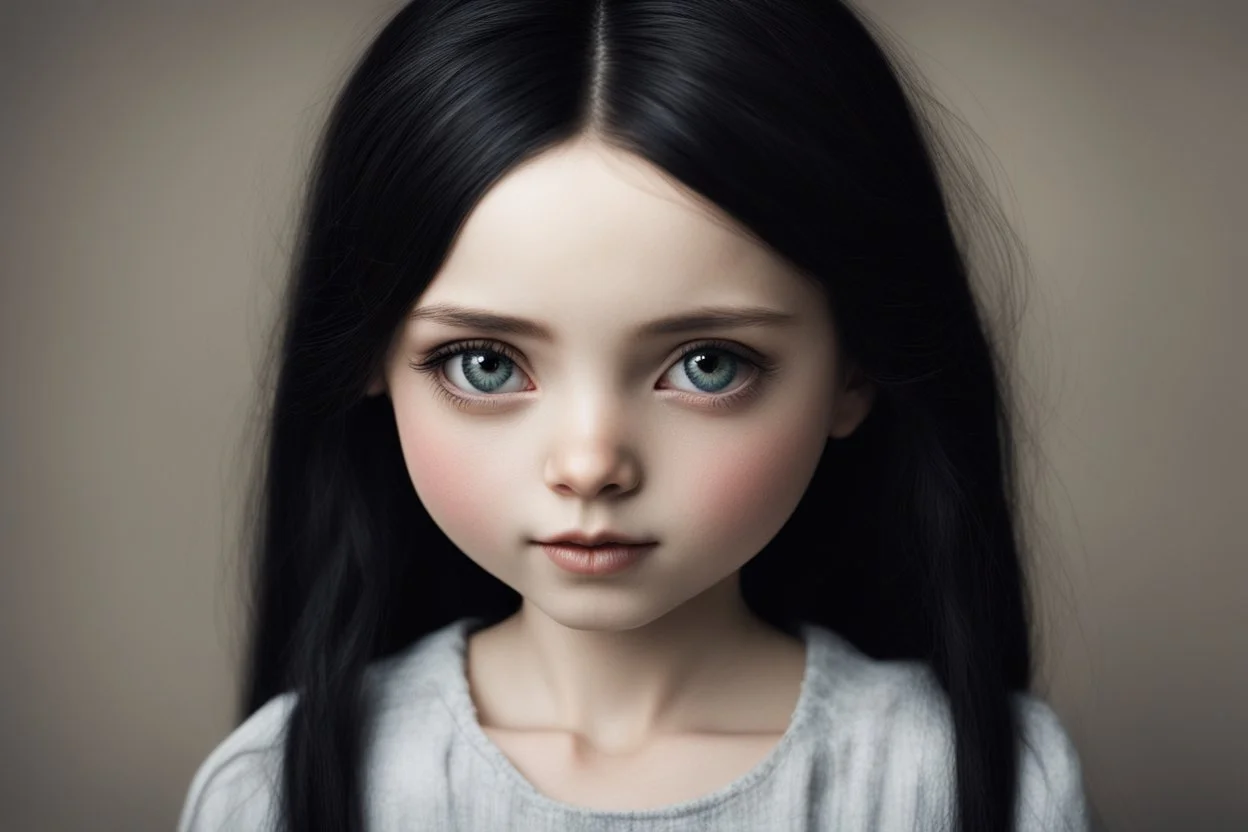 Ей, кажется, около тринадцати или четырнадцати - и она тряпичная кукла, как и я. У девушки прямые черные волосы, резко обрезанные на уровне подбородка, и она скромно наклоняет голову так, что прядь падает на правый глаз. У нее шов точно посередине лица и еще один изгибающийся вдоль линии челюсти, так что два пересекаются на острие ее подбородка. большие круглые глаза с изумрудно-зелеными радужками и красные пятна, пришитые на яблочках щек. Ее клетчатая пижама большого размера