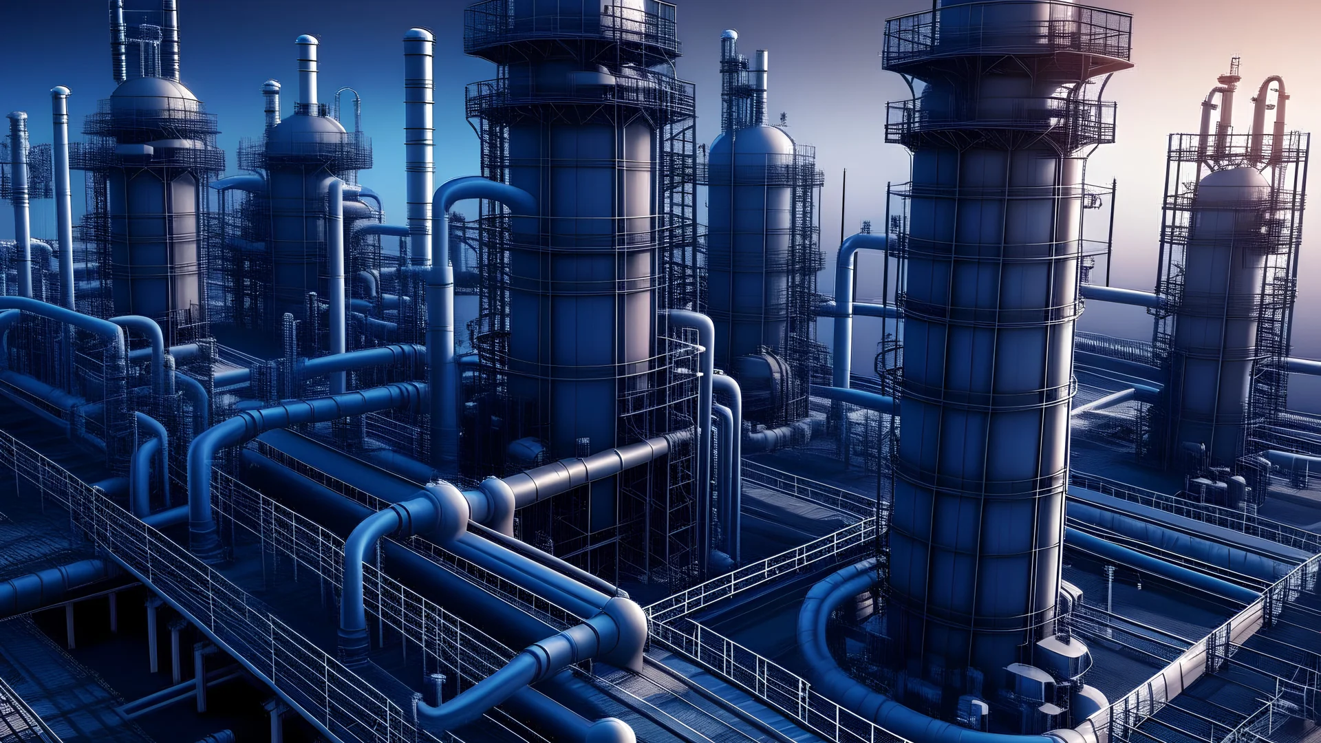 Factory - oil and gas industry, Generative AI