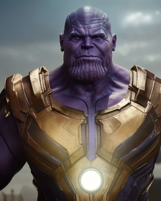 Thanos with the infinity gauntlet