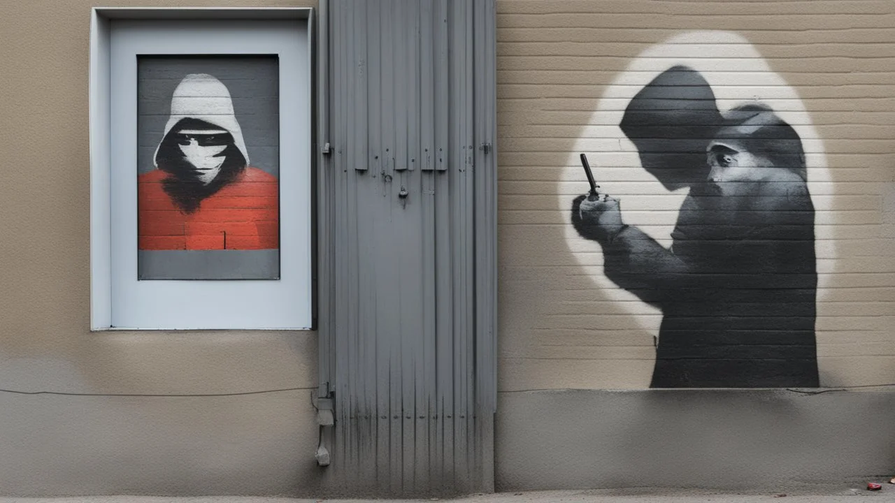 hacker by banksy