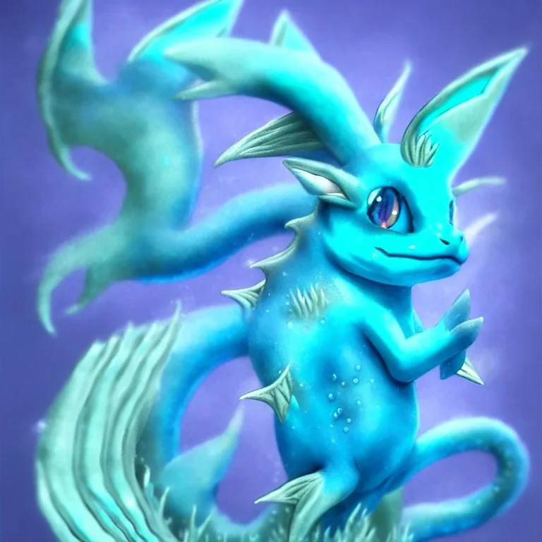 realistic vaporeon