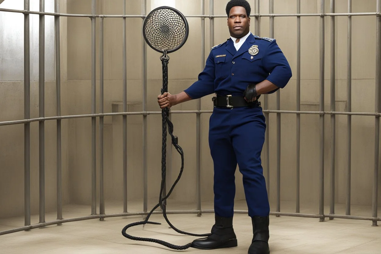 You will learn to Obey! in jail with a whip