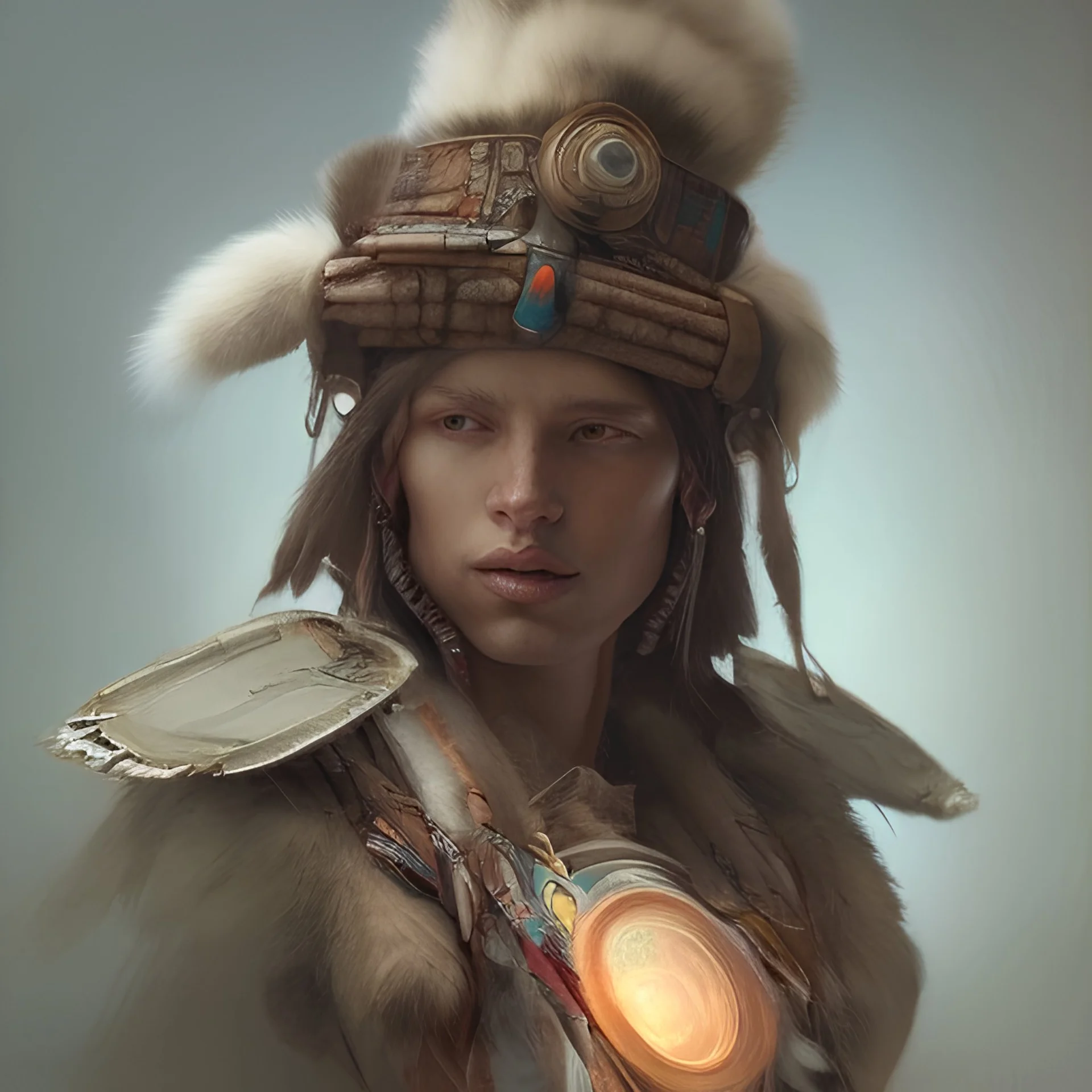 American native.Style, by andrea bonelli,by Jean Baptiste Monge.