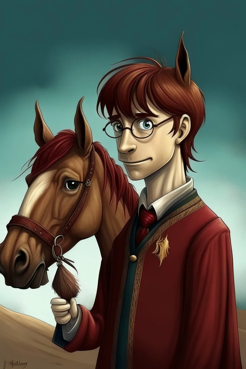 harry potter as a horse