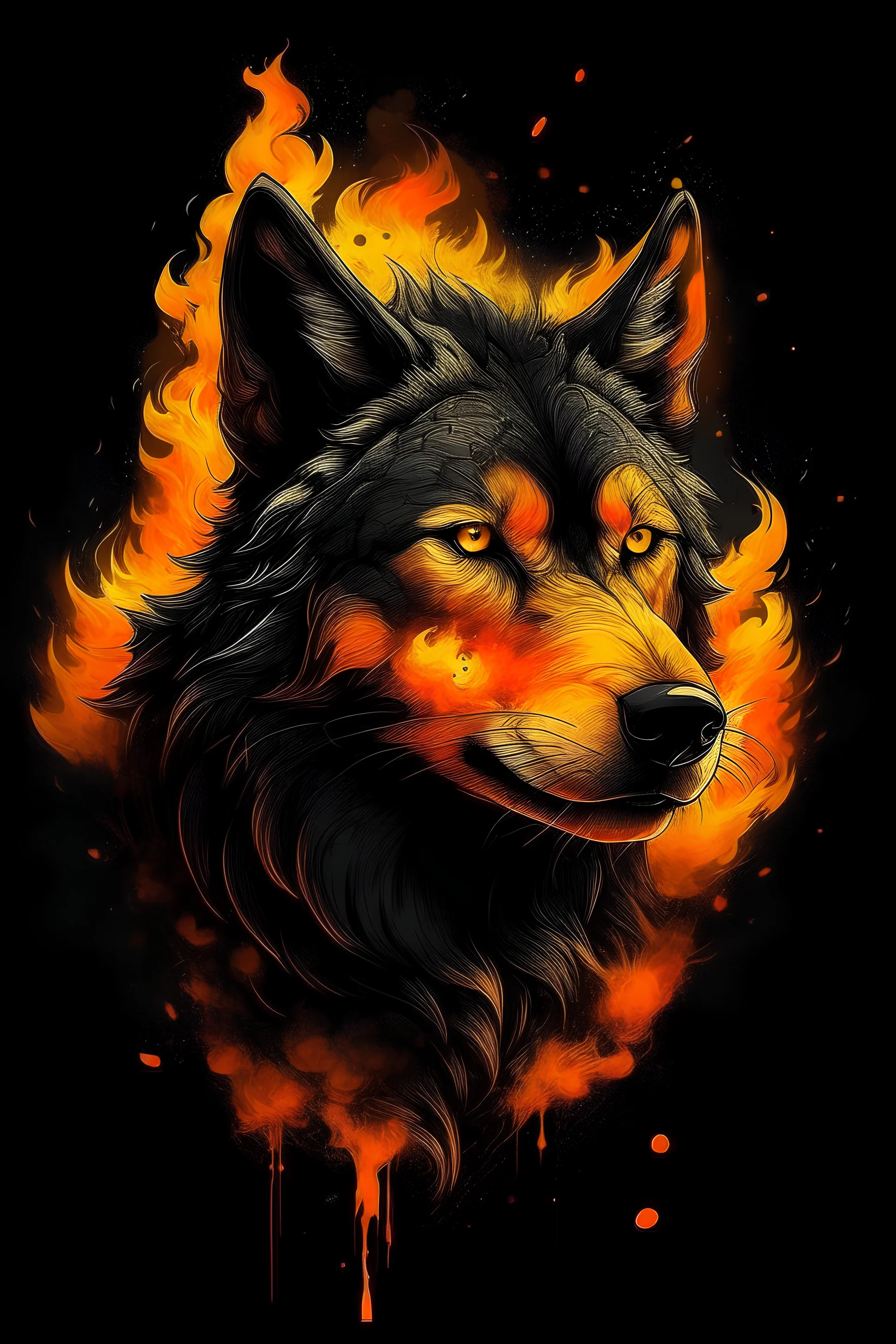 Wolf fire