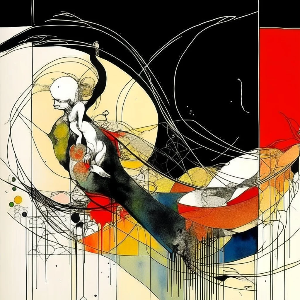 Global warming graph schema, abstract surrealism,symbolism by Graham Sutherland and Arthur Secunda, The curse of adverse suggestion, by Victor Pasmore and Tracey Adams, mind-bending illustration hiper detailed alusive and explicite